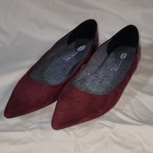 Dr. Scholls Wine/Plum Ballet Flats